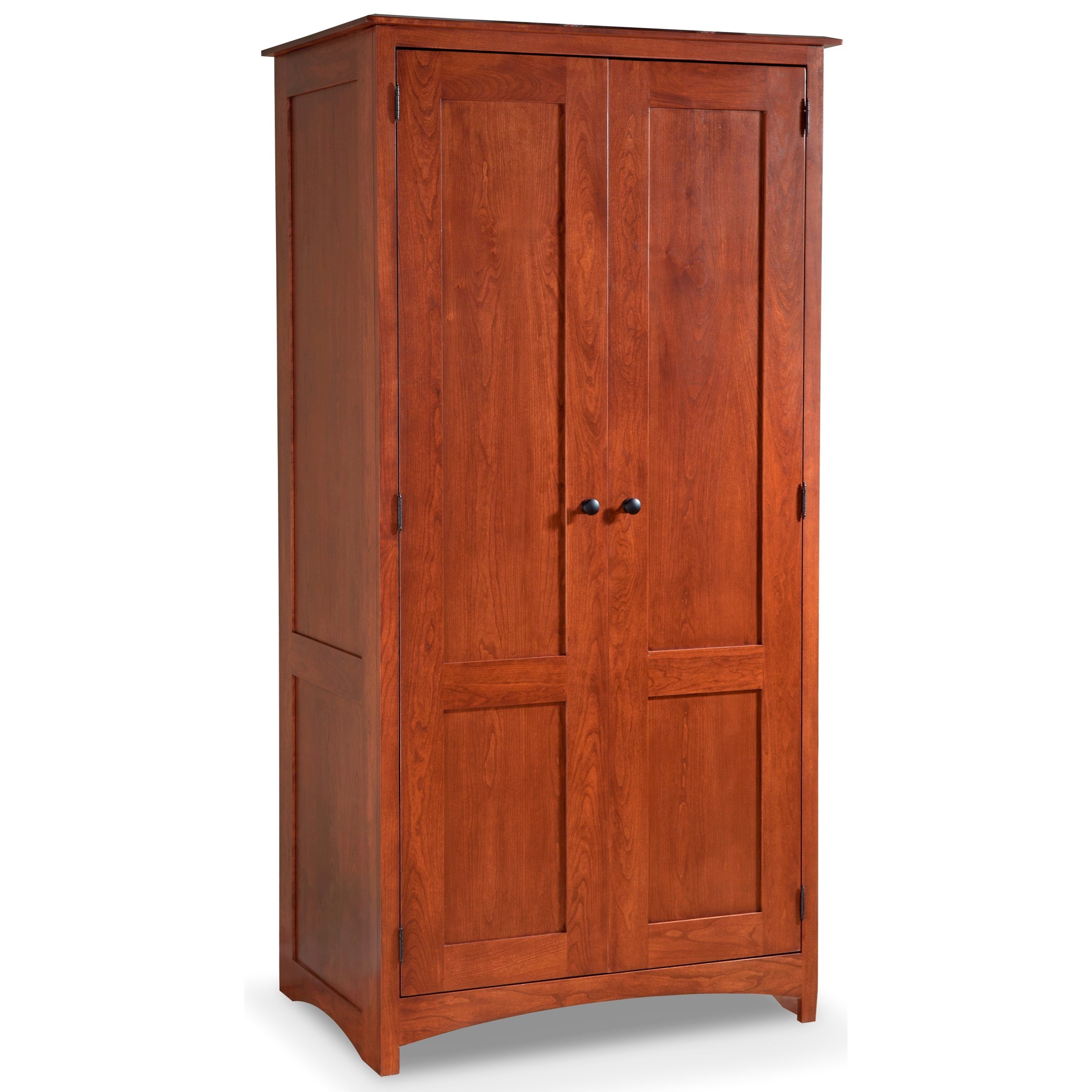 Daniel's Amish Treasure Transitional Wardrobe with 2 Full Length Doors